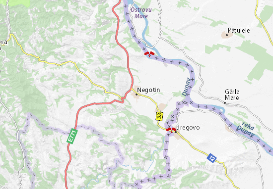 MICHELIN Negotin map - ViaMichelin